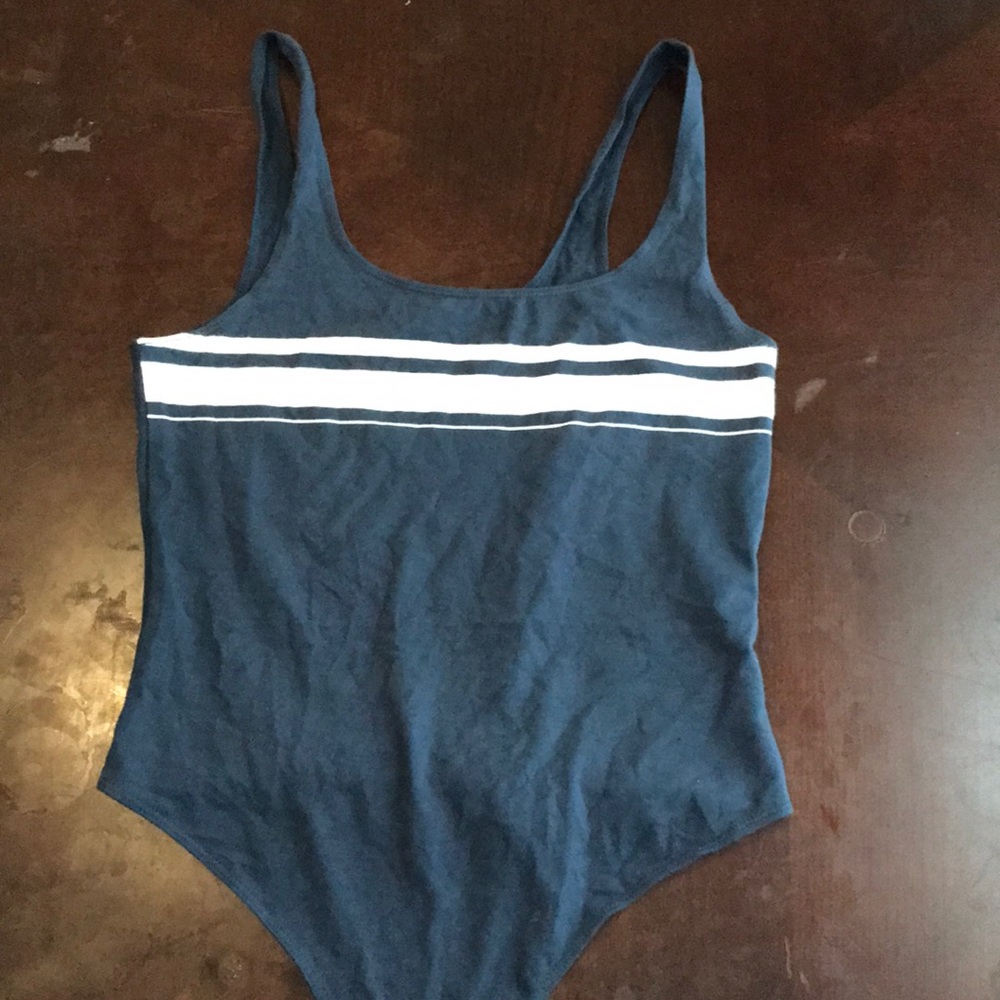 Navy blue bodysuit